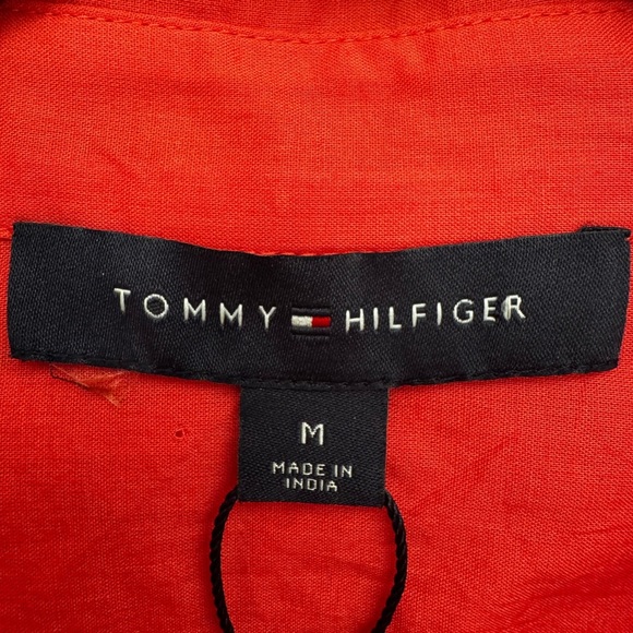 Tommy Hilfiger Coral Long Sleeve Shirt Dress M - Picture 6 of 8